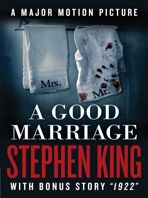 Détails du titre pour A Good Marriage par Stephen King - Liste d'attente
